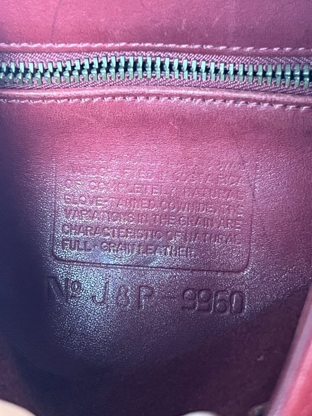 Vintage OLD COACH Backpack Bag Leather Turn Lock Red 9960 - Picture 2 of 10
